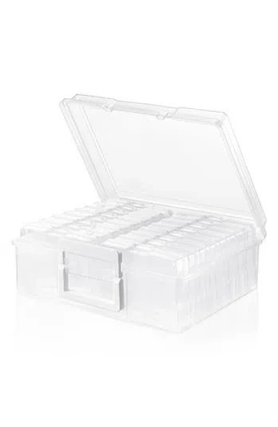 Sorbus 4x6 Photo Storage With Case In Clear