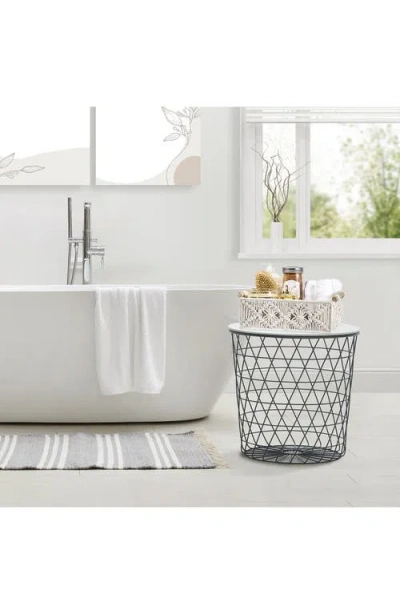 Sorbus 2-pack Macramé Storage Basket In White