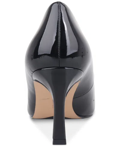 Giani Bernini Women's Verronica Almond Toe Pumps, Created For Macy's In Black Patent