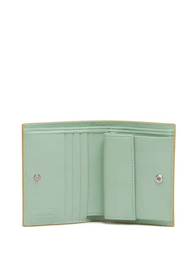 Marni Bi-fold Wallet In イエロー