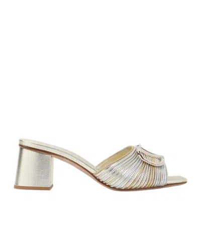 Valentino Vlogo Signature 60 Leather Sandal In Multi