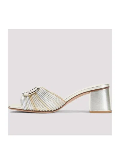 Valentino Vlogo Signature 60 Leather Sandal In Multi