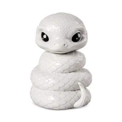 Lladrò Chinese Zodiac Baby Snake Figurine In Multi