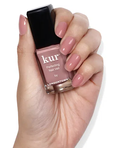Londontown Kur Perfecting Nail Veil, 0.4 oz In Perfecting Nail Veil 3 (mauve Tint)