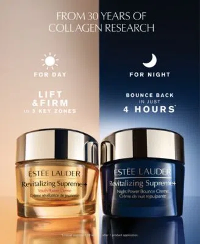 Estée Lauder Revitalizing Supreme+ Night Power Bounce Crème In No Color