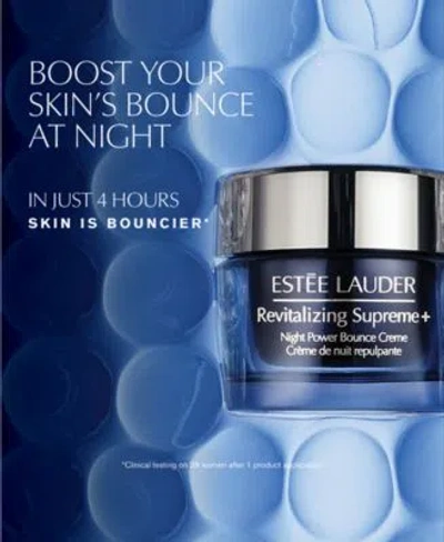 Estée Lauder Revitalizing Supreme+ Night Power Bounce Crème In No Color