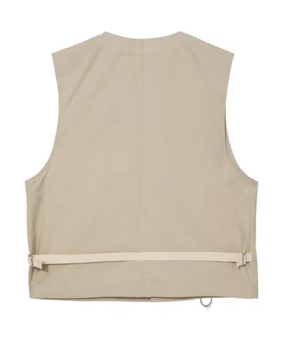 Lemaire Water-repellent Technical Vest In Neutral
