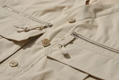 Lemaire Water-repellent Technical Vest In Neutral
