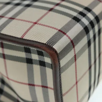 Pre-owned Burberry Nova Check Beige Canvas Tote Bag ()