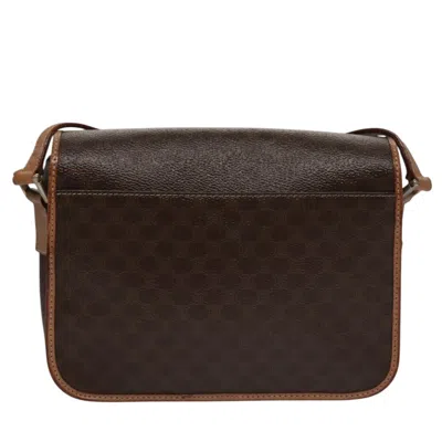 Pre-owned Celine Céline Macadam Brown Canvas Shoulder Bag ()