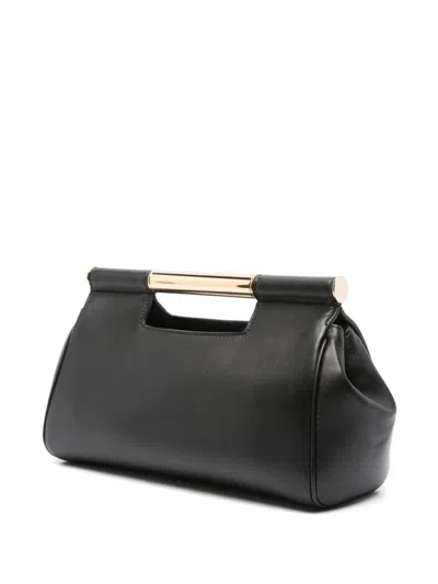 Dolce & Gabbana Women Sicily Medium Leather Clutch In Black