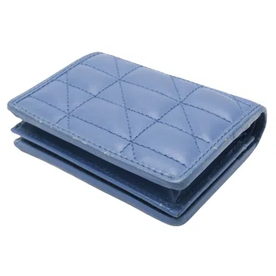 Pre-owned Gucci Blue Leather Wallet  ()