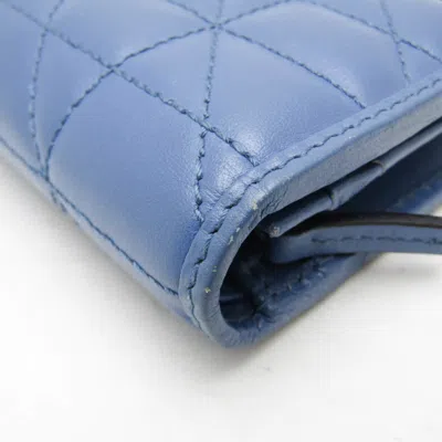Pre-owned Gucci Blue Leather Wallet  ()