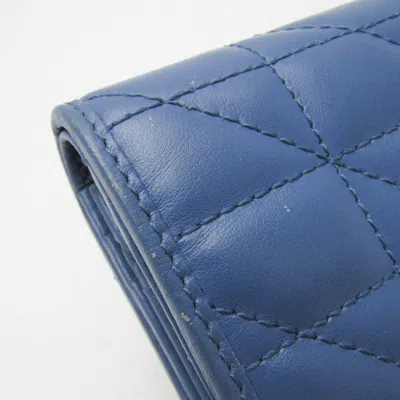 Pre-owned Gucci Blue Leather Wallet  ()