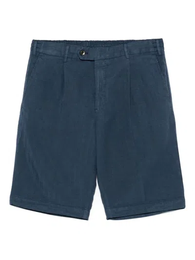 Pt Torino Bermuda Shorts Back Pockets In Blue