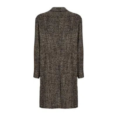 Lardini Bouclã© Coat In Beige And Brown In 300ma