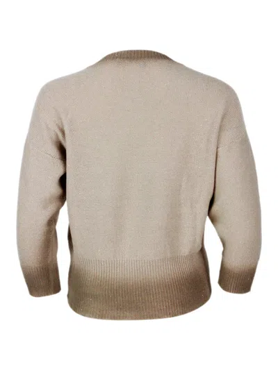 Shop Fabiana Filippi Sweaters In Beige
