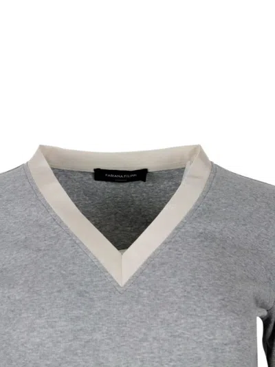 Fabiana Filippi T-shirt Grey In Grey