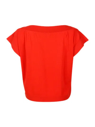 Malo Sweater Orange In Orange