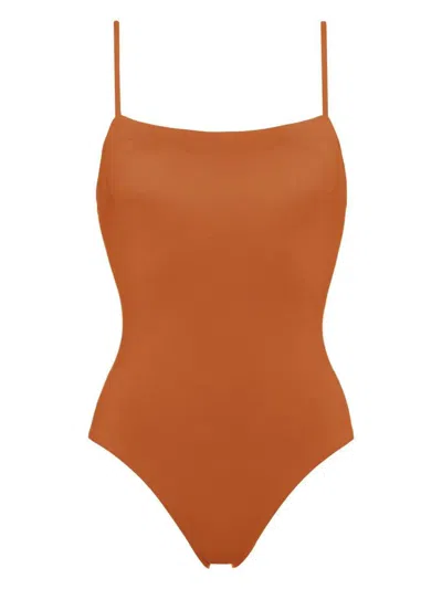 Eres Aquarelle One-piece Swimsuit In Ecorce