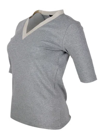 Fabiana Filippi T-shirt Grey In Grey