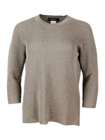 Shop Fabiana Filippi Sweaters In Argilla