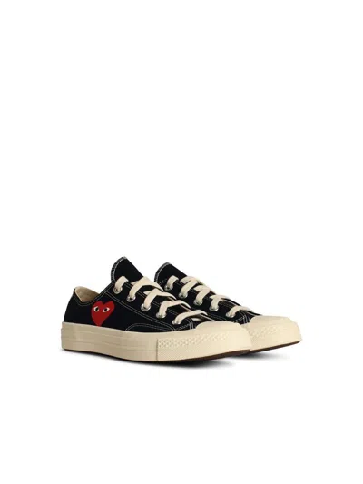 Comme Des Garçons Play X Converse Sneaker With Logo Unisex In Black