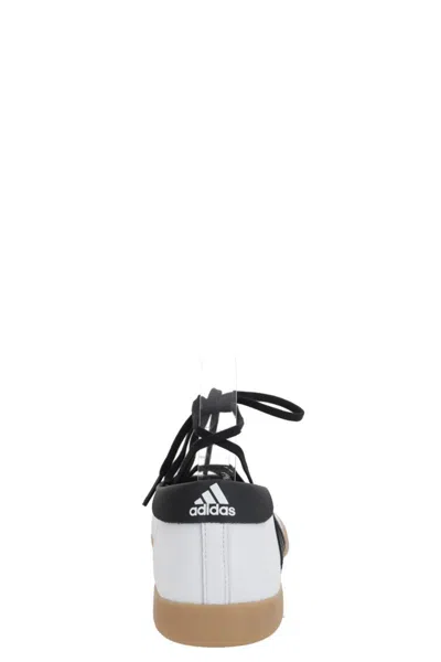 Adidas Originals Taekwondo Mei Ballet "cloud White/core Black/gum" Sneakers In White+black
