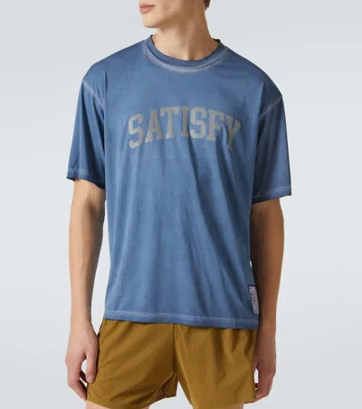 Satisfy Auralite Printed T-shirt In Blue
