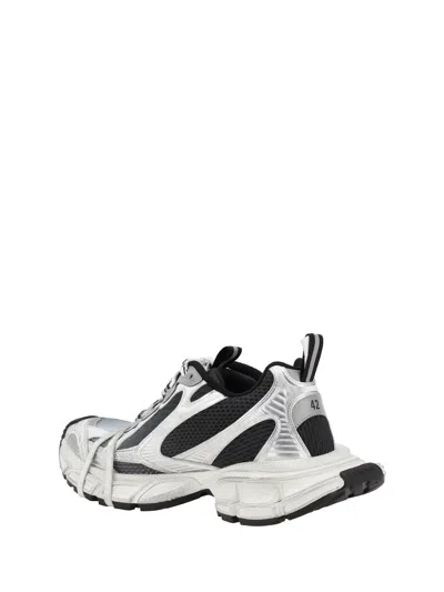 Balenciaga Multicolor Mesh And Rubber 3xl Gradient Sneakers In Gray