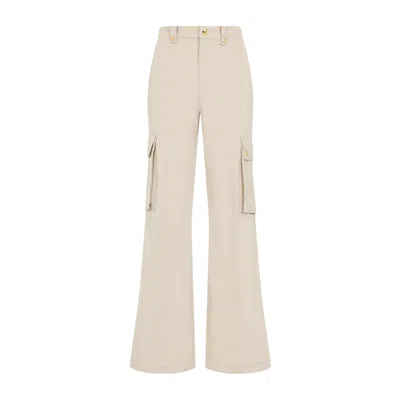 Celine Cargo Pants With Flared Leg And Pockets In Multicolor