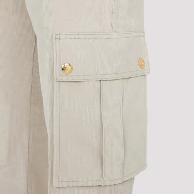 Celine Cargo Pants With Flared Leg And Pockets In Multicolor