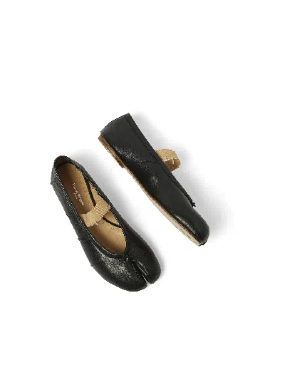 Maison Margiela Alexander Mcqueen Pastel Pink Raffia Tread Slick Sneakers In Black