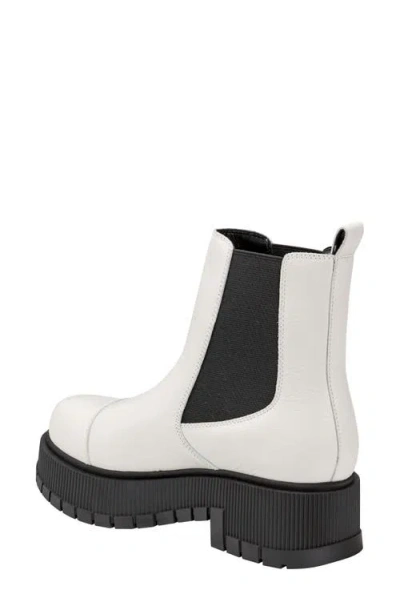 Marc Fisher Ltd Bermuda Lug Sole Chelsea Boot In Ivory