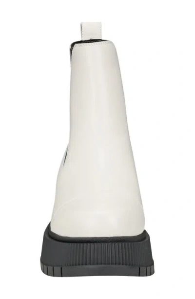 Marc Fisher Ltd Bermuda Lug Sole Chelsea Boot In Ivory
