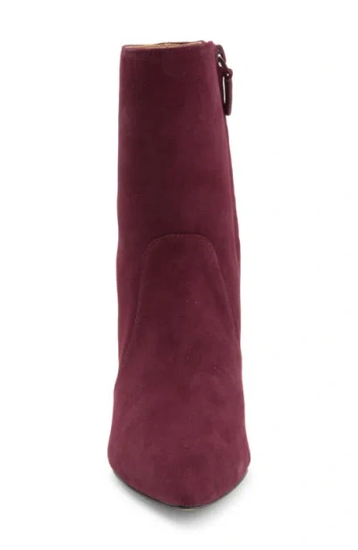 Stuart Weitzman Renegade Block Heel Bootie In Cabernet