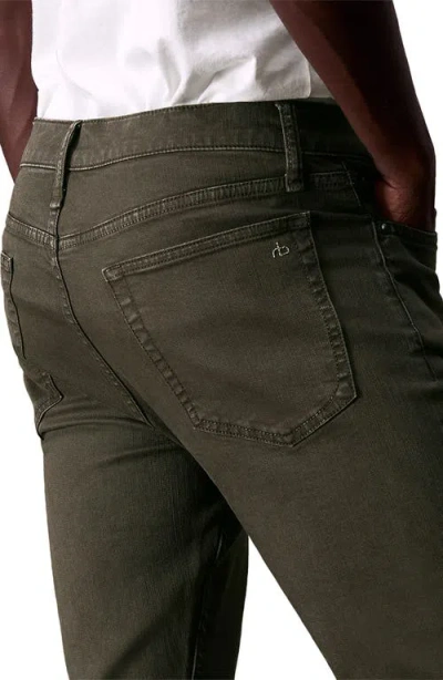 Rag & Bone Straight-leg Cotton Jeans In Brown