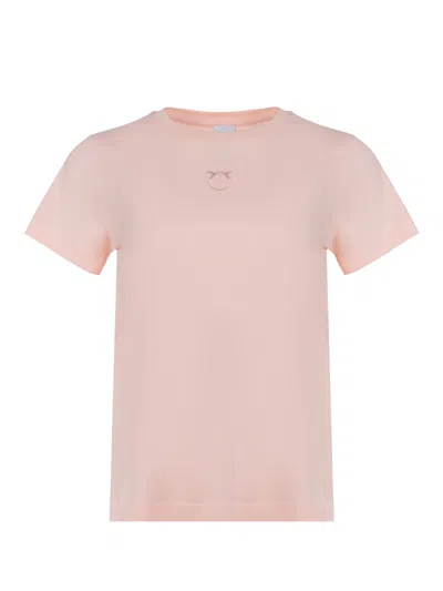 Pinko Denim Woman T-shirt Apricot Size L Cotton In Pink
