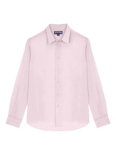 Vilebrequin Cotton Shirt In Ballerine