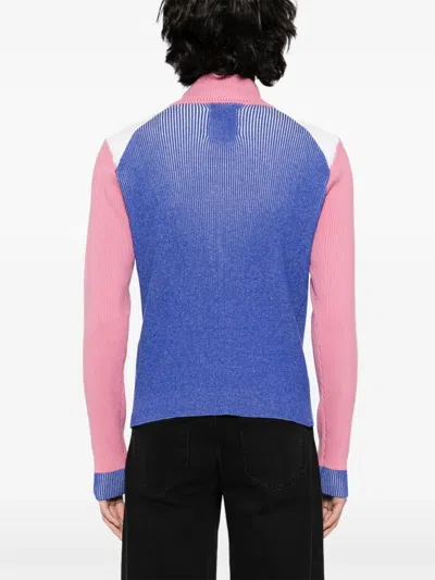 RETRO 罗纹拉链开衫