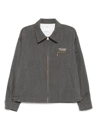 Visvim Long Sleeve Jacket In Gray