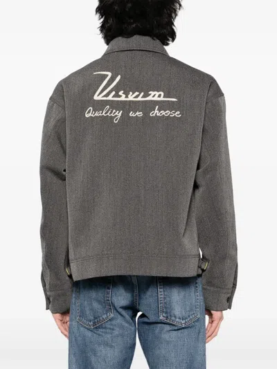 Visvim Long Sleeve Jacket In Gray