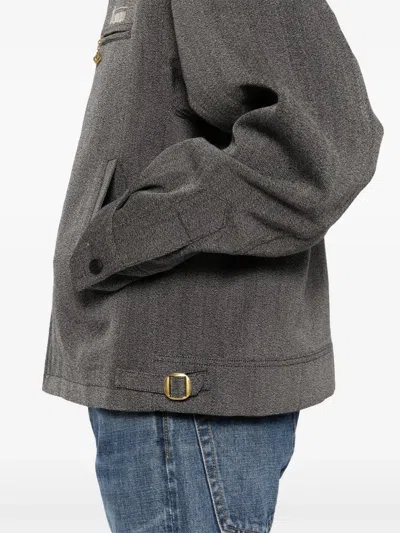 Visvim Long Sleeve Jacket In Gray