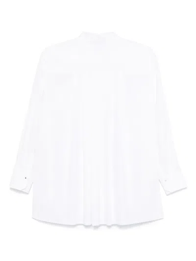 Antonelli Button-up Long Sleeve Shirt In White