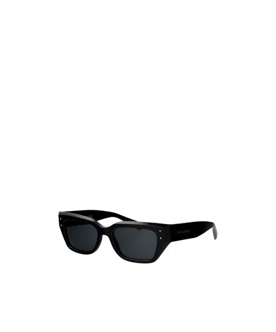 Dolce & Gabbana Frame Sunglasses In Black