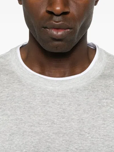 Fedeli Jersey T-shirt In Grey