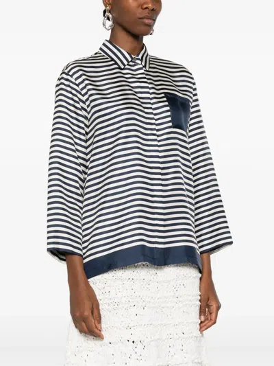 S Max Mara Maya Shirt In Blue