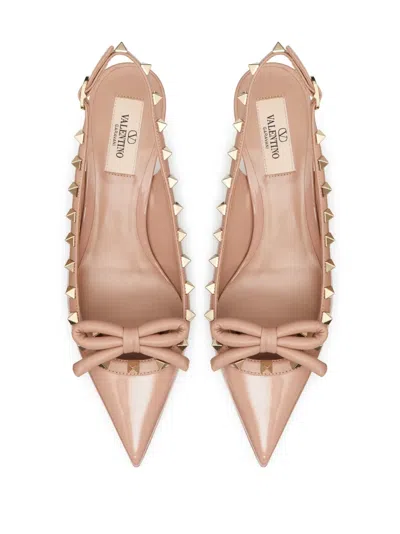 Valentino Garavani Rockstud Slingback Pumps In Multicolor