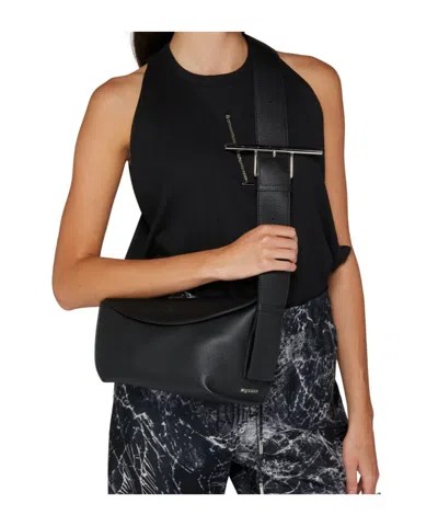 Alexander Mcqueen Alexander Mc Queen Sling T Bar Black Shoulder Bag In Multi
