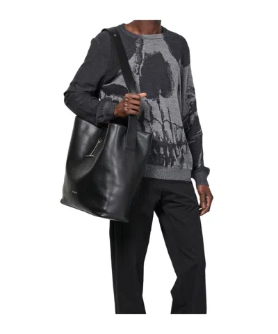 Alexander Mcqueen Alexander Mc Queen Skull Wool Sweater In Grey